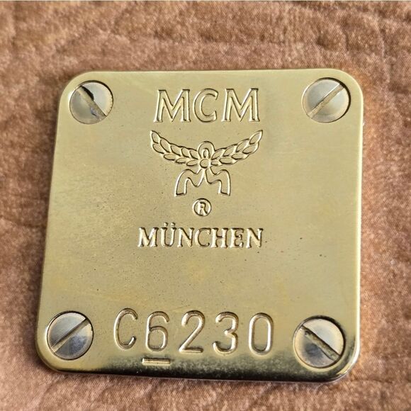 MCM Visetos Tote Bag Cognac - Picture 7 of 16